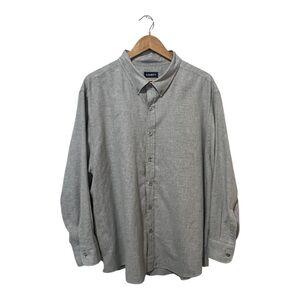 STANTT Renwick Flannel Brushed Grey XL Button Up Long Sleeves